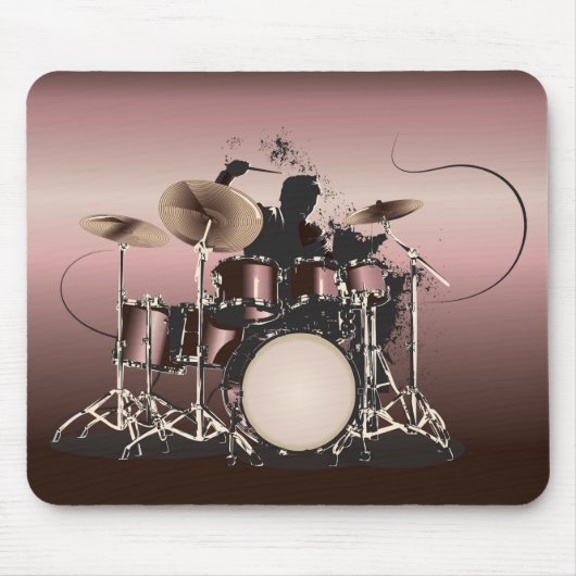 Set und Drummer spielen Mousepad (Vorne)