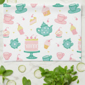 Set und Kuchen aus Preppy Tee Geschirrtuch (Gefaltet)