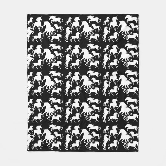 Set Unicorns Fleecedecke (Vorderseite)