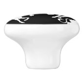 Set Unicorns Keramikknauf (Seitenansicht)