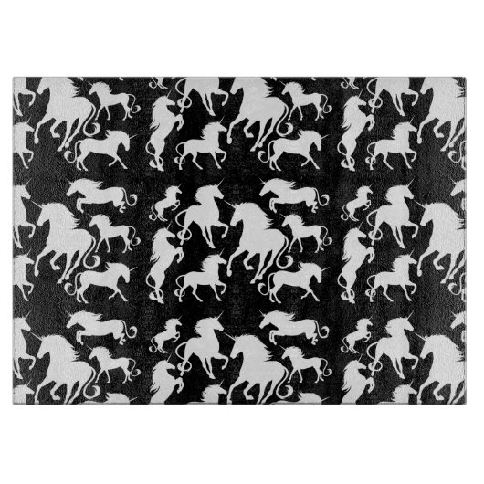 Set Unicorns Schneidebrett (Vorderseite)