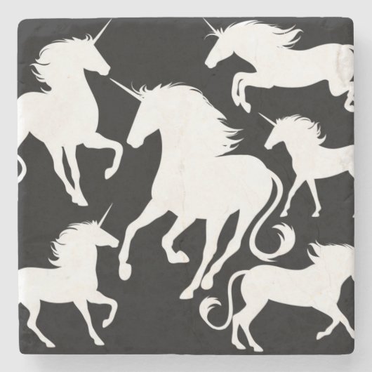 Set Unicorns Steinuntersetzer (Vorderseite)