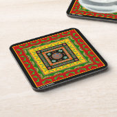 Set Untersetzer inspiriert durch LKW-Kunst - 1 (Linke Seite)