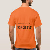 Set vergisst es und es T-Shirt (Rückseite)