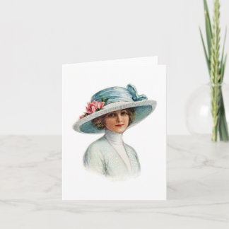 Set Vintage Modewaren Notecard (4) Karte