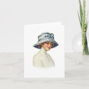 Set Vintage Modewaren Notecard (7) Karte