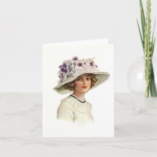 Set Vintage Modewaren Notecards (1) Karte (Vorderseite)