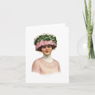 Set Vintage Modewaren Notecards (2) Karte