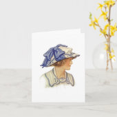 Set Vintage Modewaren Notecards [6B] Karte (Gelbe Blume)