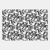 Set-Volleyballmuster koordinieren Geschenkpapier Set (Vorderseite)