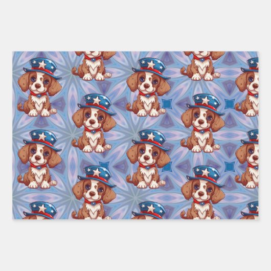 Set vom 3. Juli Geschenkpapier Set (Vorderseite 3)