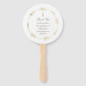 Set von 10 Imitaten Rahmen Taufe Fächer (Rückseite)