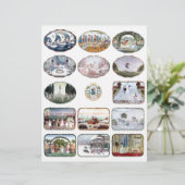 Set von 15 - Collage Sheet zu Kinderbuchbildern (Stehend Vorderseite)