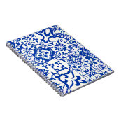 Set von 16 Fliesen Azulejos in blau, weiß. Origina Notizblock (Rechte Seite)