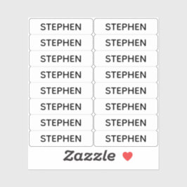 Set von 16 kleinen Minimalistischen Individuelle N Aufkleber