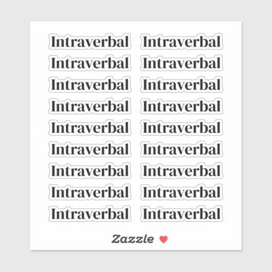 Set von 18 ABA-Labels | Aufkleber für Autismus-The (Blatt)