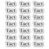 Set von 21 Tact Labels | Autismus Therapeut (Vorderseite)