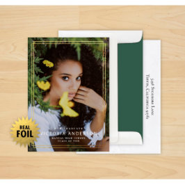 Set von 24 Foil Border Only Abschluss Ankündigung