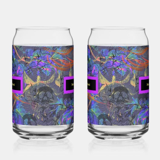 Set von 2 Name Dein Gift Dosenglas (Links)