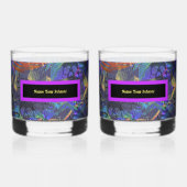 Set von 2 Name Dein Gift Whiskyglas (Rückseite)