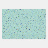 Set von 3 Abpackpapierblättern Geschenkpapier Set (Vorderseite 3)