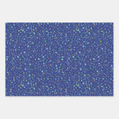 Set von 3 Abpackpapierblättern Geschenkpapier Set (Vorderseite)