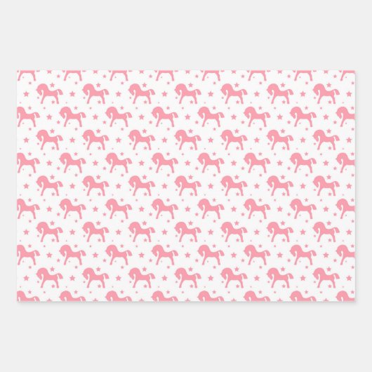 Set von 3 Blatt für Spielzeugpferde (Vorderseite)