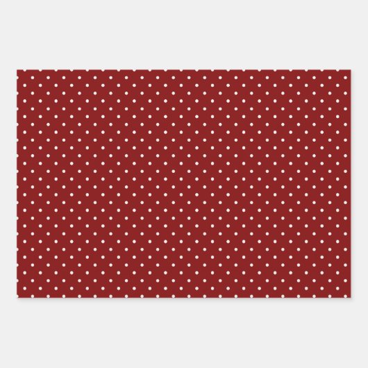 Set von 3 festlichen, abgestimmten Weihnachten Geschenkpapier Set (Vorderseite 2)