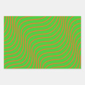 Set von 3 Frosch  Geschenkpapier Set (Vorderseite 3)