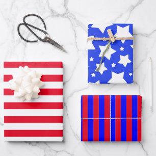 Set von 3 geschenkpapier set
