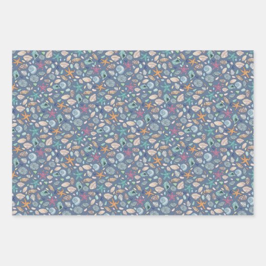 Set von 3 geschenkpapier set (Vorderseite 3)