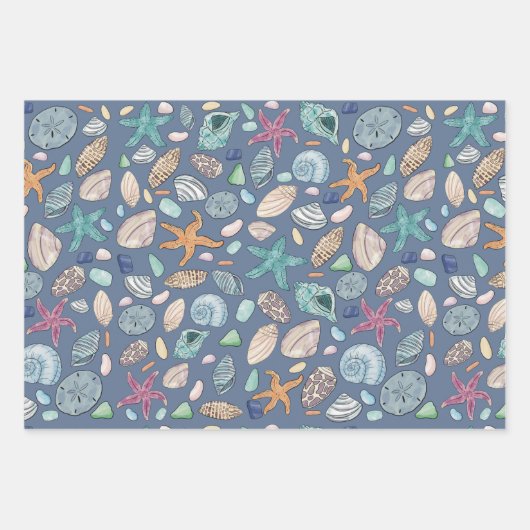 Set von 3 geschenkpapier set (Vorderseite)