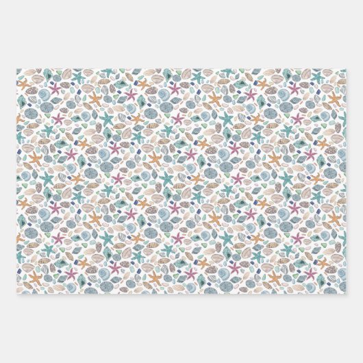 Set von 3 geschenkpapier set (Vorderseite 3)