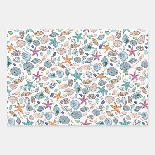 Set von 3 geschenkpapier set (Vorderseite 2)