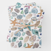 Set von 3 geschenkpapier set (Beispiel)