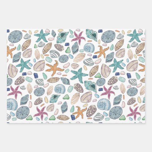 Set von 3 geschenkpapier set (Vorderseite)