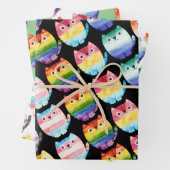 Set von 3 geschenkpapier set (Beispiel)