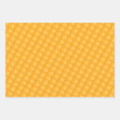 Set von 3 Honigwabenbäumen und Bienen Geschenkpapier Set (Vorderseite 3)