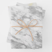 Set von 3 Imitaten Marmortexturen Geschenkpapier Set (Beispiel)