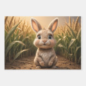 Set von 3 Kleinkindern Geschenkpapier Set (Vorderseite 2)