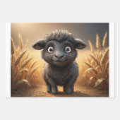 Set von 3 Kleinkindern Geschenkpapier Set (Vorderseite 3)