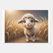 Set von 3 Kleinkindern Geschenkpapier Set (Vorderseite)