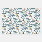 Set von 3 Musterschachteln für Baby Shark Geschenkpapier Set (Vorderseite 3)