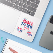 Set von 3 nur ein kleines Städtchen Texas maßgesch Aufkleber (Laptop mit iPhone)