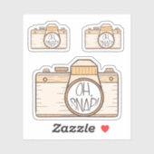 Set von 3 Oh schläfst! Aufkleber für die gelbe Pas (Blatt)