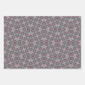 Set von 3 Papierhüllen und Aquamarinen Umschlagpap Geschenkpapier Set (Vorderseite 3)