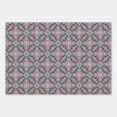 Set von 3 Papierhüllen und Aquamarinen Umschlagpap Geschenkpapier Set (Vorderseite 2)