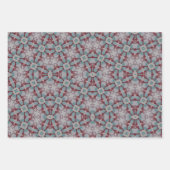 Set von 3 Papierhüllen und Aquamarinen Umschlagpap Geschenkpapier Set (Vorderseite)