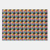 Set von 3 Pride Natilus Spiral Geschenkpapier Set (Vorderseite 2)