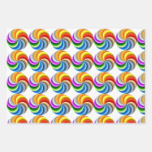 Set von 3 Pride Natilus Spiral Geschenkpapier Set (Vorderseite)